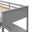 Lit mezzanine avec tablettes et bureau, lit mezzanine en bois avec bureau-83223852
