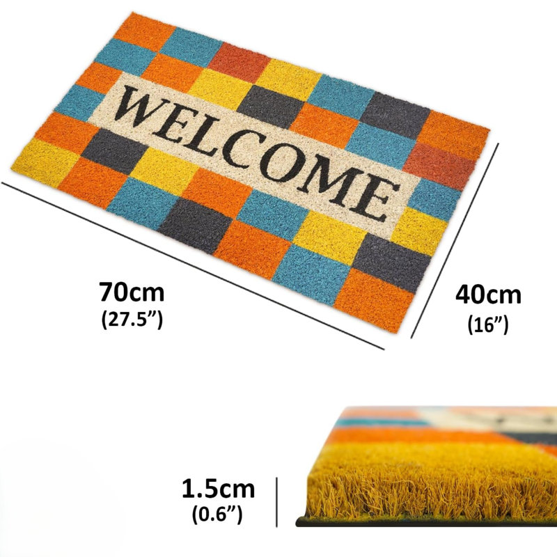 Non-Slip No Pattern Doormat
