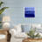 Indigo Ombre Gradient Framed Giclee, design by Allie Corbin-1630811446-1630811440