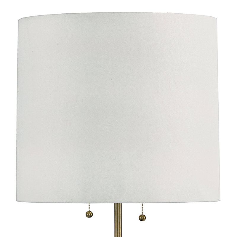 Accordion Floor Lamp, Ebony