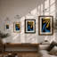 Forward Light Art Deco - Framed Print-769552814-769552812