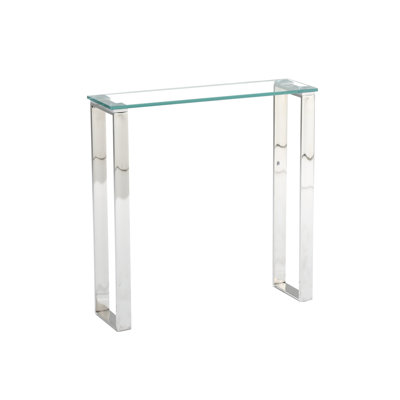 Windbrook 30'' Glass Top Console Table