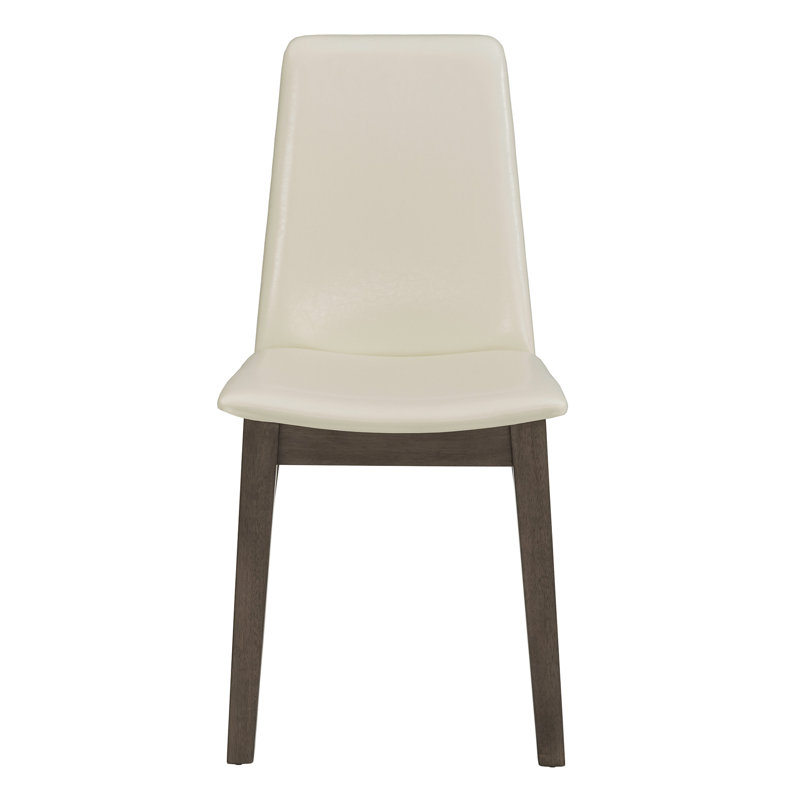 Chaise en cuir Cipolla, Gris