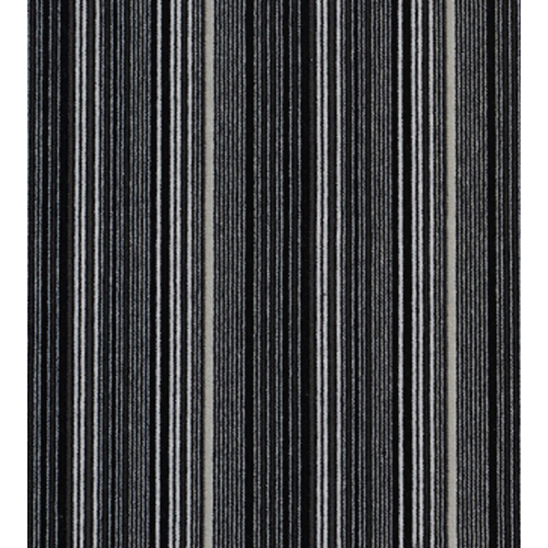 Good Mood Pinstripe Cotton Blend Fabric, Black/White
