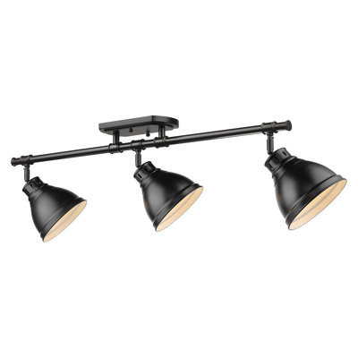 Drakeford 35.38'' 3 -Light Fixed Track Track Kit with Dimmable and Adjustable Head