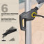 Parasol lumineux rond 12 pi Senner, noir-295337018