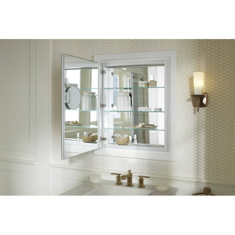 Medicine Cabinet Surround, 24" Wide, Gray