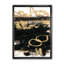Gold and Black Drift III - reproduction d'art sur toile encadrée-48299126-48299130