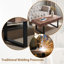Table basse rustique en bois industriel