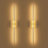 28 Inch Battery Operated Wall Sconces with Remote Control, 3000K Warm White/  Dimmable/ 350° Rotating, 2-Pack-128973836-128973837