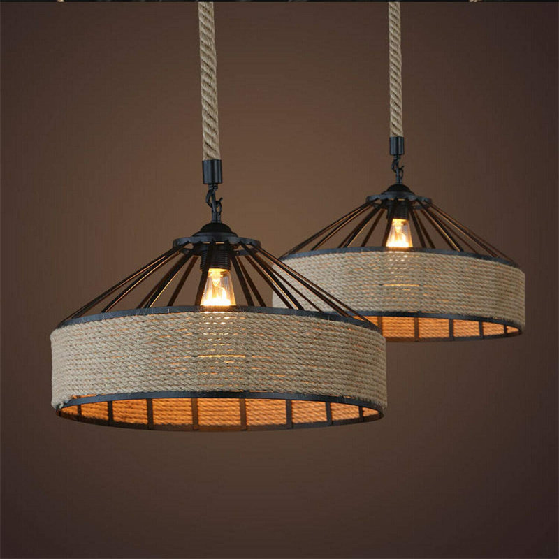 1 - Light Natural Single Pendant, 225cm H x 40cm W x 40cm D