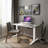 Electric Single Motor Height Adjustable Standing Desk Converter-842918462