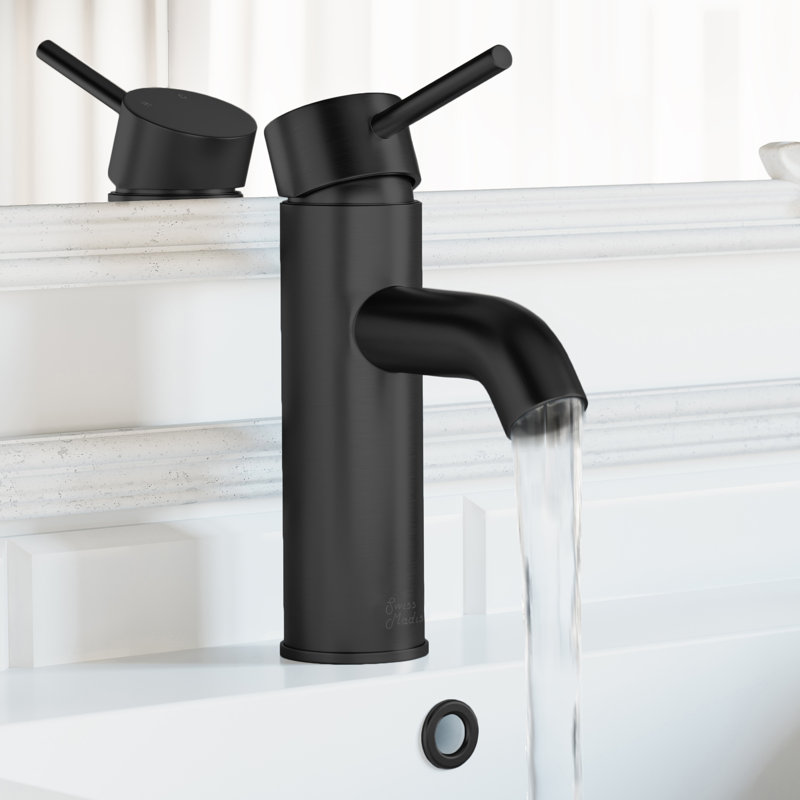 Ivy Single Hole, Single-Handle, Bathroom Faucet, Matte Black