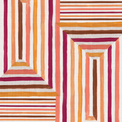 «Mayan Labyrinth I on Canvas» par Eva Watts, reproduction