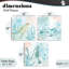Ensemble de 3 plaques murales Aquatic Animals Sea Swim, design par Kim Allen