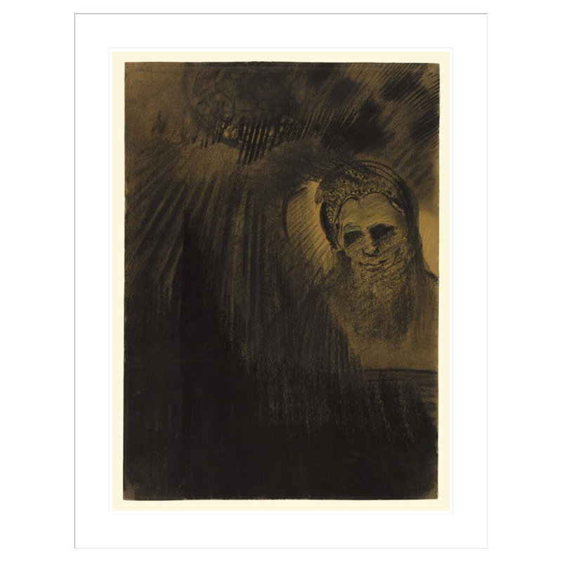 Apparition par Odilon Redon - Impression Giclée sur cadre, H 41,5 po x l 32,48 po