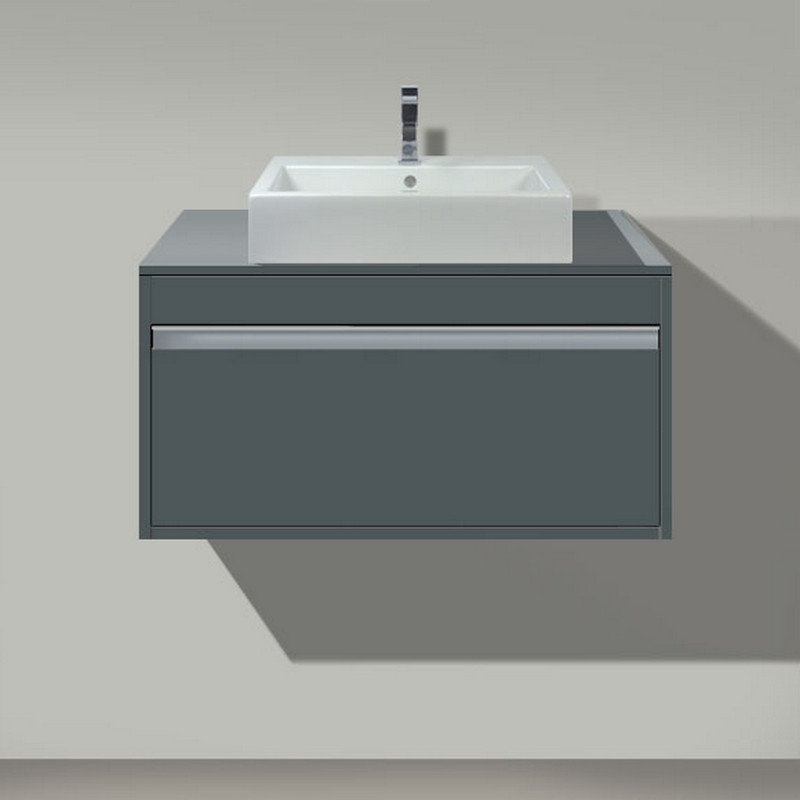 Ensemble de meuble-lavabo de salle de bain simple fixé au mur 32" Ketho