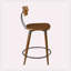 Tabouret de comptoir 24,5 po Belliere