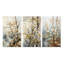 3 pièces sur toile - Sycamore symphonique arbre gris beige-1249119297-1249119296