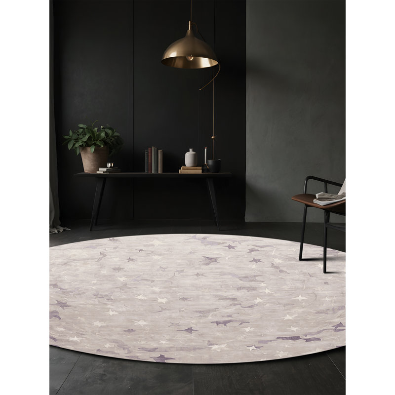Tapis gris lavable à la machine, Rectangle de 5 pi x 8 pi