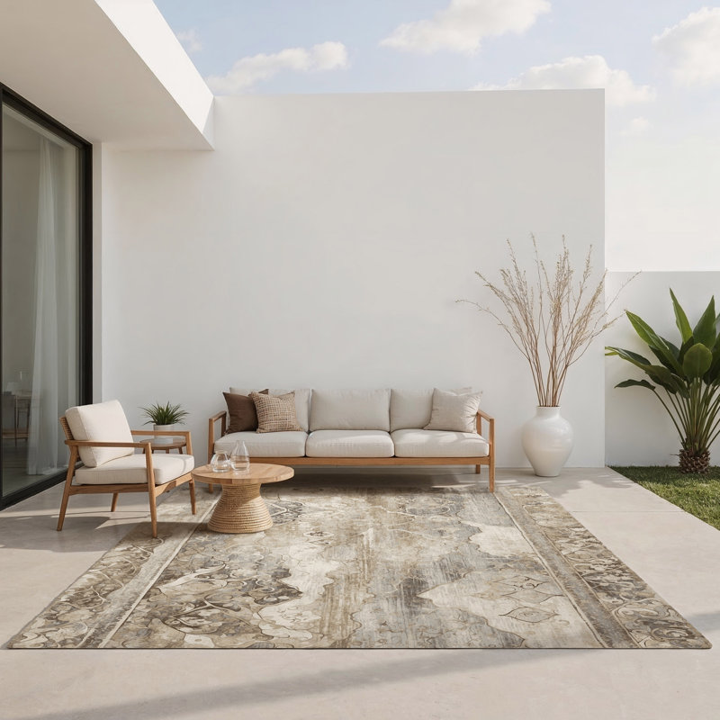 Crimson Prime Drift Indoor And Outdoor Area Rug, Rectangle 1'6" x 2'6"