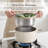 Stock Multipurpose Pasta Pot with Strainer Lid-113846961