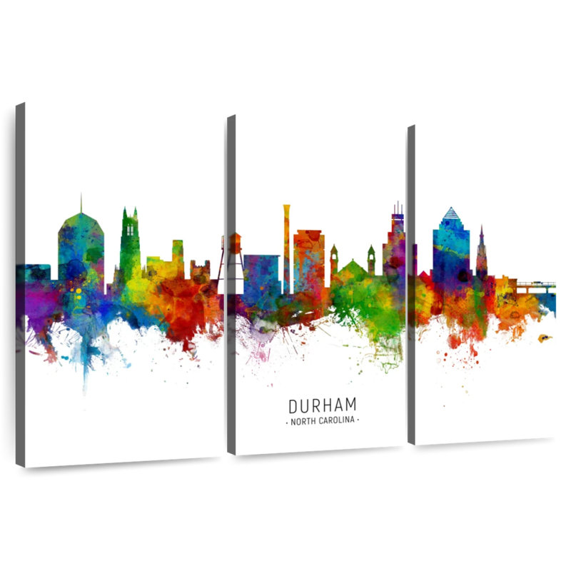Durham North Carolina Skyline I