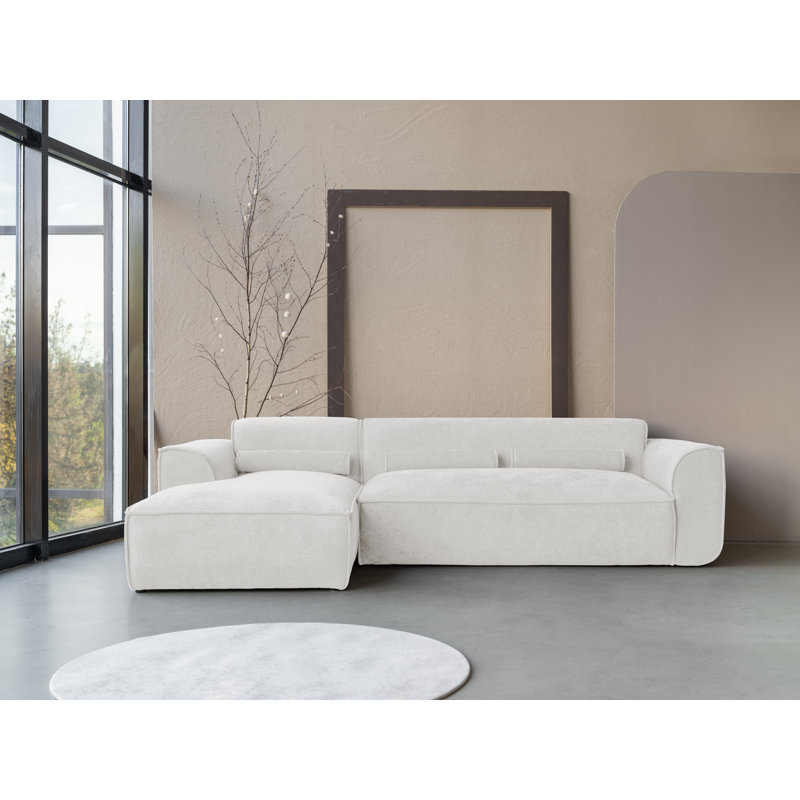 Flex Felix 4 Seater Corner Sofa , Beige, Left Hand Facing