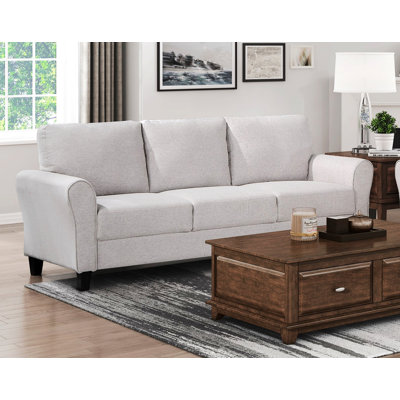 Upholstered Sofa, Living Room Three-Seat Couch For Indoor, Modern Style Sofa For Home