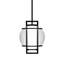 1 - Light Black LED Unique/Statement Pendant