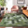 Premium Machine Washable Prisco Olive Rug