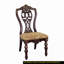 Ensemble de 2 chaises formelles traditionnelles