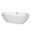 Baignoire de trempage autoportante en acrylique 71 po. X 32 po. Juno-50480659
