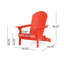 Chaise Adirondack pliante Vejle-247844203