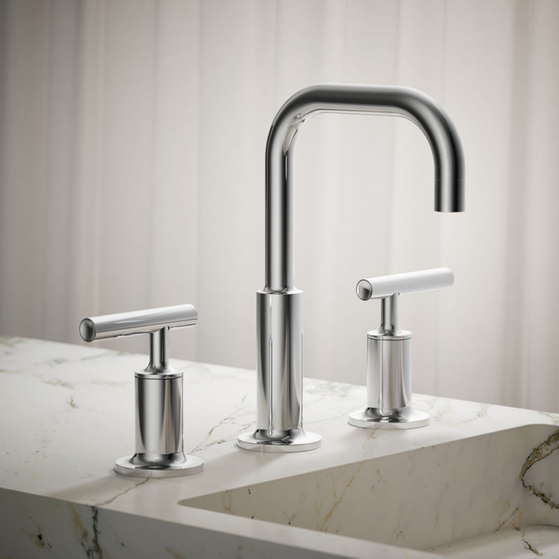 Purist Widespread Faucet, Polished Chrome