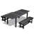 HDPE Extendable Dining Table-388567131