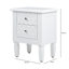 2 Drawers Bedside Table for Bedroom Furniture, Nightstand Cabinet Side Table, End Table