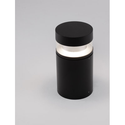 Black Integrated LED Metal Bollard Light