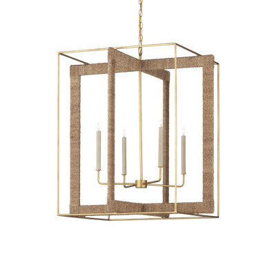 Lustre géométrique à 4 lumières Purebred