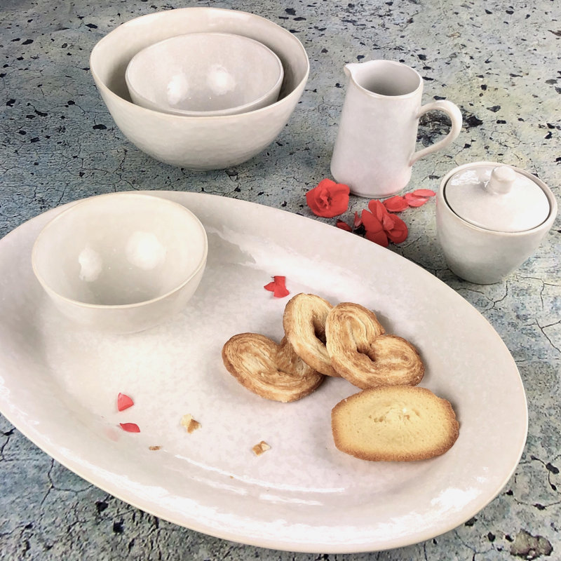 Olani Stoneware Sugar Bowl