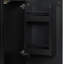 24" Bathroom Vanity With Sink, Bathroom Cabinet With Door Shelf, Side Open Storage, Solid Wood Frame,Soft Closing Door, Black-118003294