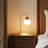 20“ Spherical Glass Lampshade and Marble Table Lamp , Bulb Included-190755047