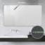 Miroir de salle de bain - Brouillard imperméable. R50 Argent 5 mm avec imagerie. - Preuve. Suspensions horizontales / verticales. 29,28 po de largeur. 40,36 po de profondeur. 0,58 po de hauteur. Poids de 20,79 lb pour le coin mural