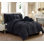 Ensemble de literie en microfibre 10 pièces toutes saisons avec draps et coussins décoratifs