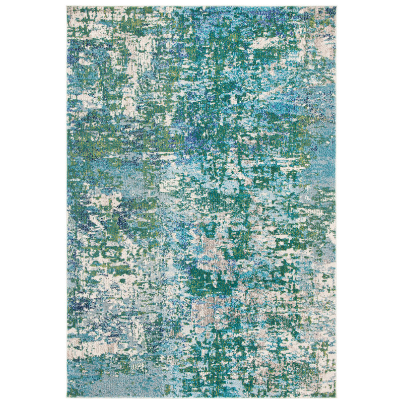 Abstract Area Rug, Rectangle 236 x 305 cm