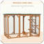 Maison d'extérieur en bois pour chat avec plateforme de protection contre les intempéries-859768414-859768409