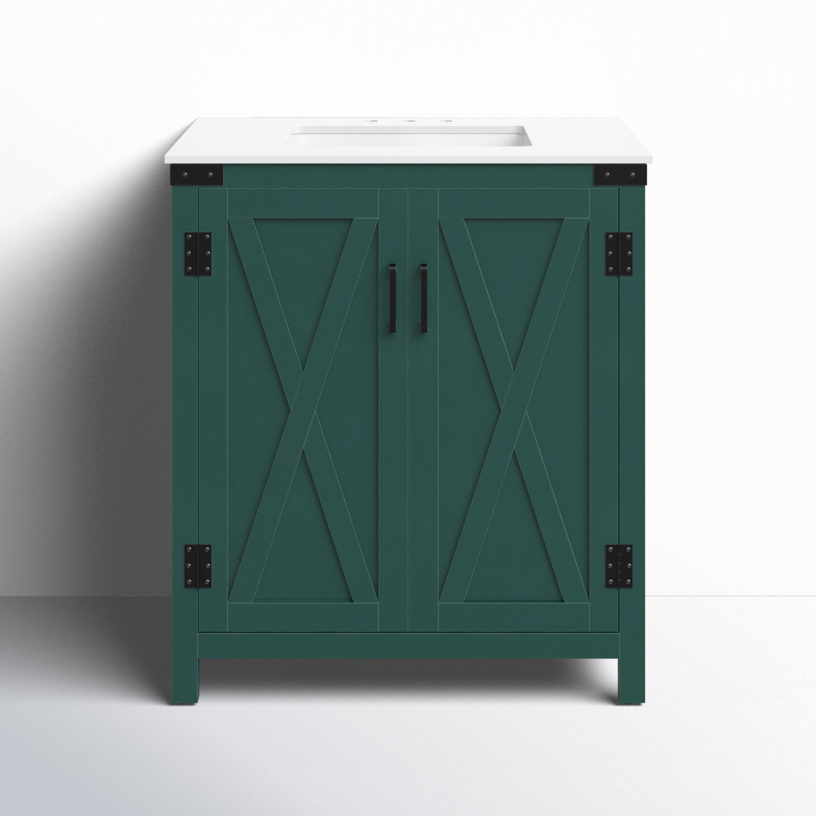 Slayton 30'' Single Bathroom Vanity, Green