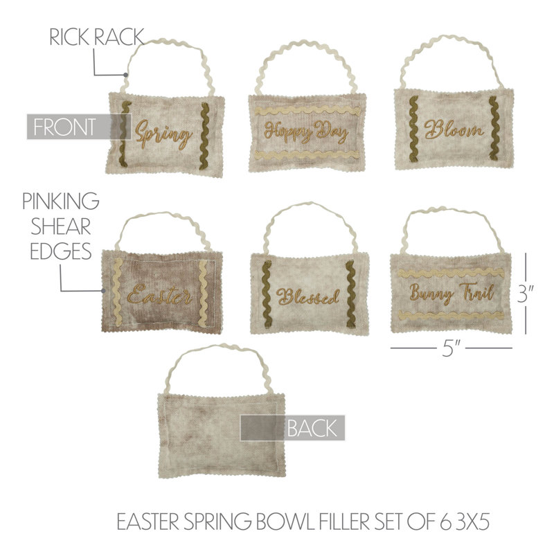 Ensemble de 6 bols Spring In Bloom