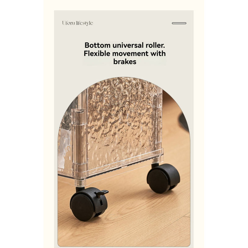 Porte-parapluies autoportant en plastique, Transparent