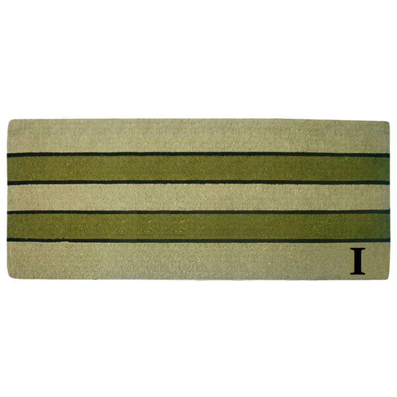 Non-Slip Striped Outdoor Doormat, I